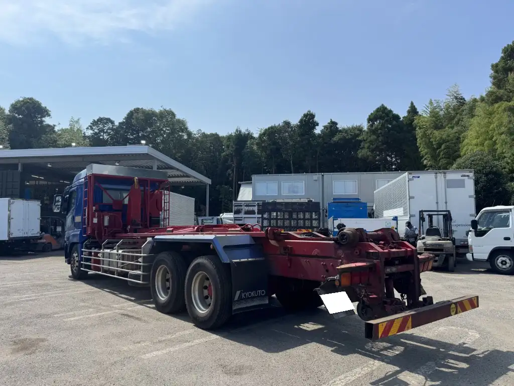 三菱 スーパーグレート 大型 アームロール ハイルーフ ツインホイストの中古トラック画像4