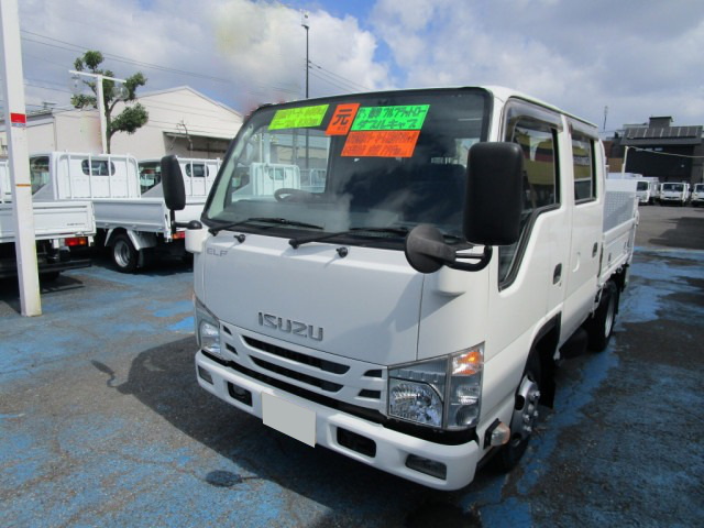いすゞ エルフ 小型 平ボディ Wキャブ TRG-NJR85A の中古トラック【車両No.194939】