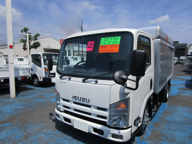 いすゞ エルフ 小型 アルミバン セミロング