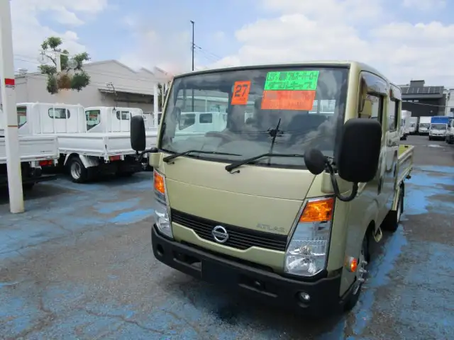 日産 アトラス 小型 平ボディ Wキャブ CBF-SQ2F24 の中古トラック【車両No.195271】