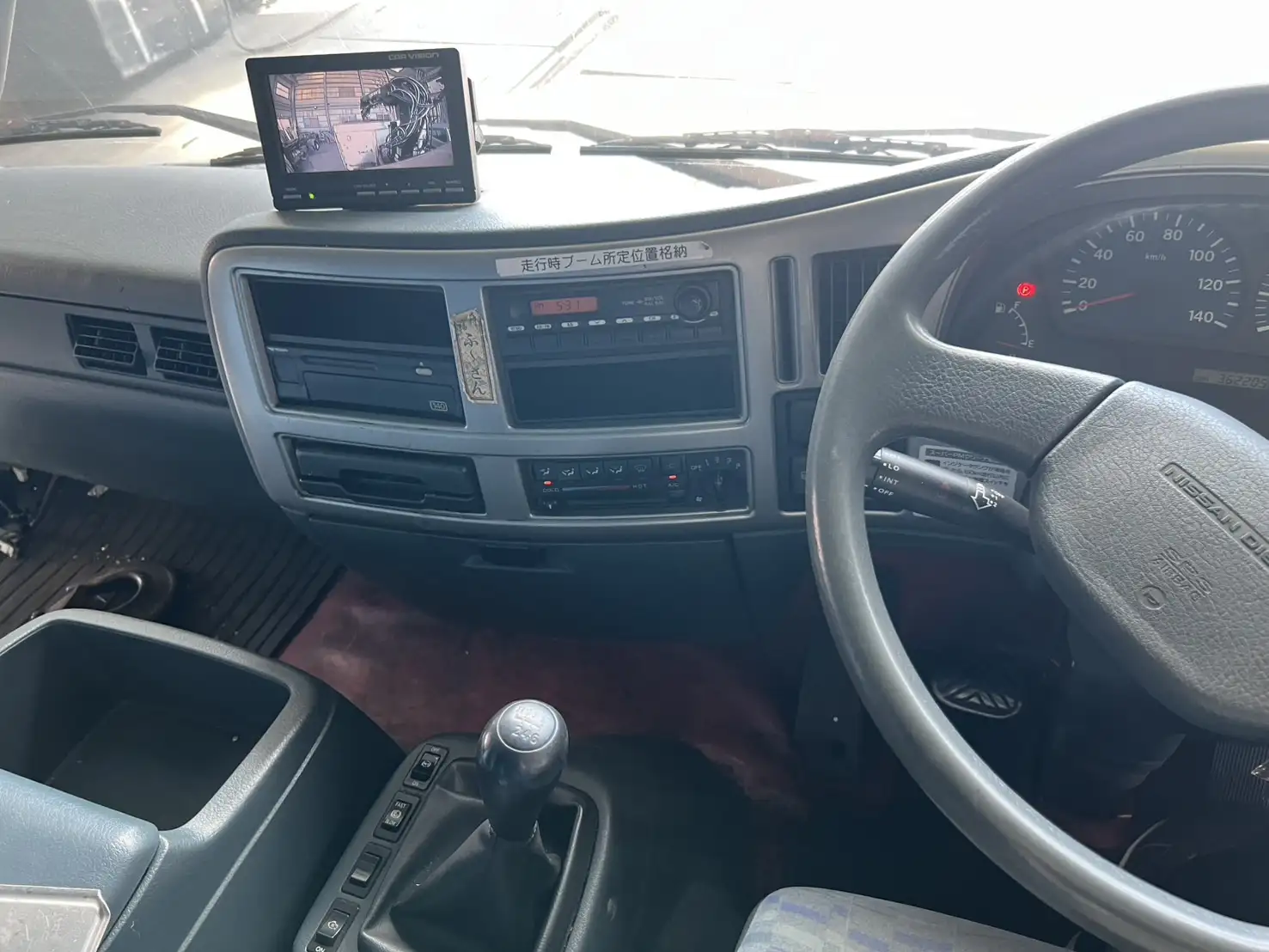 日産UD コンドル 大型 クレーン付 ヒアブ ベッドの中古トラック画像14