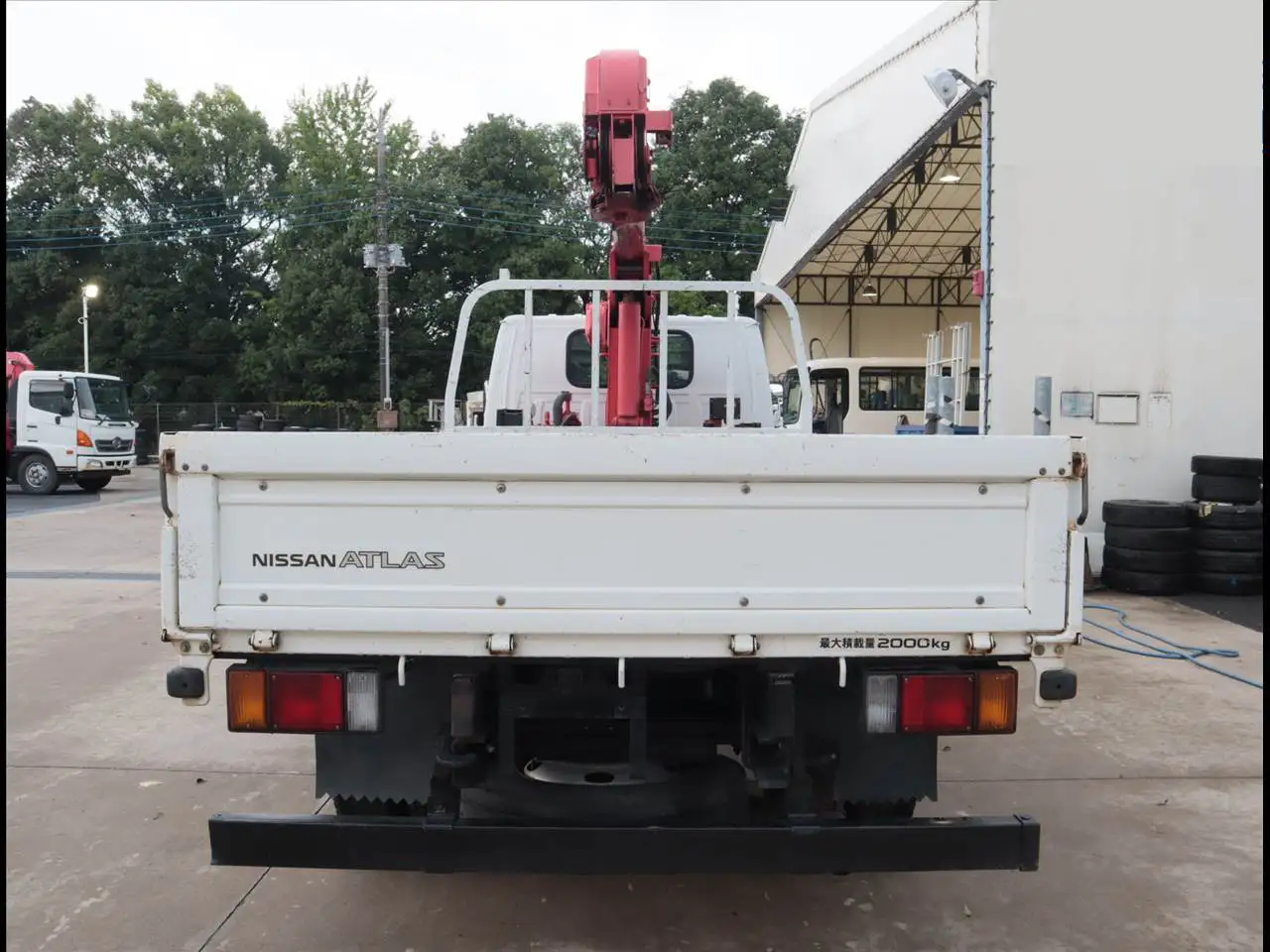 日産 アトラス 小型 クレーン付 床鉄板 3段の中古トラック画像4