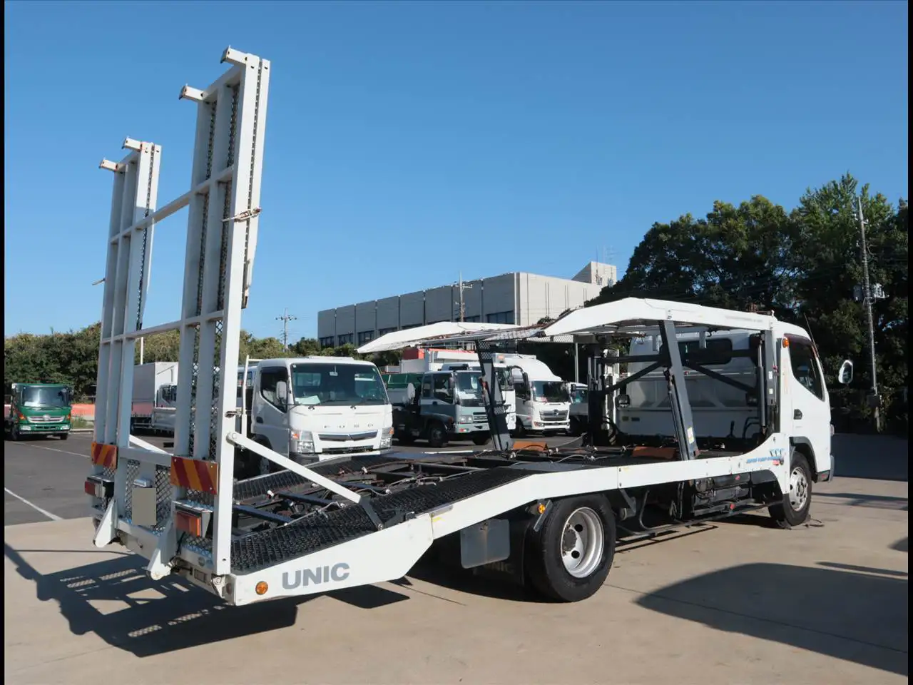 三菱 キャンター 小型 車両重機運搬 ラジコン ウインチの中古トラック画像3