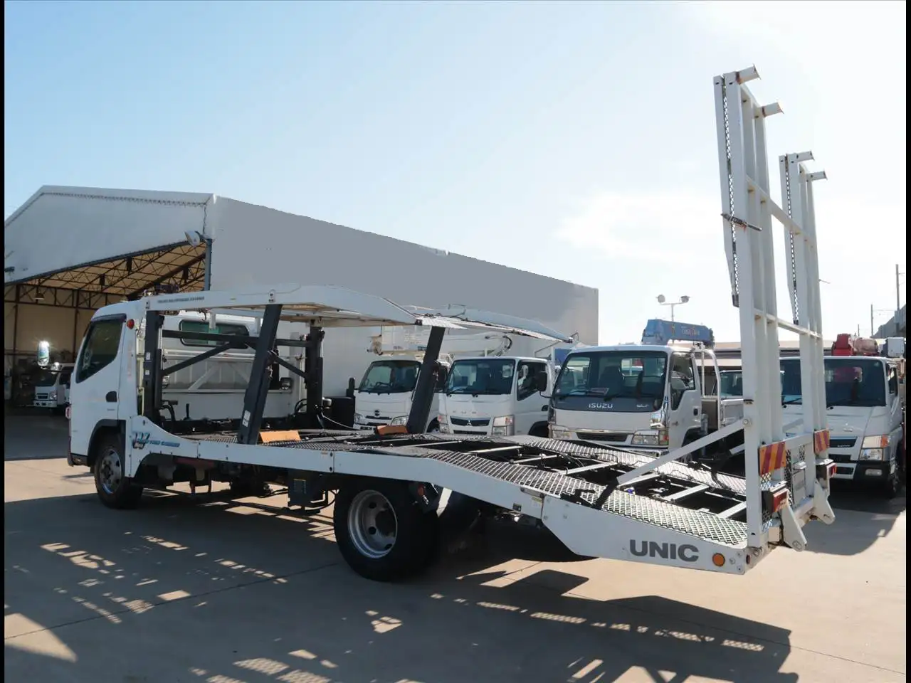 三菱 キャンター 小型 車両重機運搬 ラジコン ウインチの中古トラック画像5