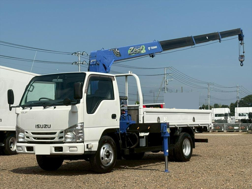 いすゞ エルフ 小型 クレーン付 4段 ラジコン の中古トラック【車両No.195136】