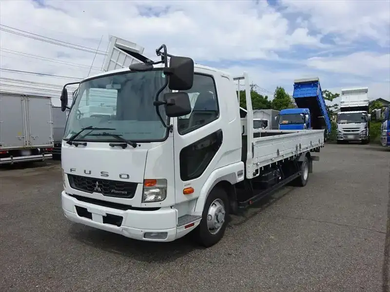 三菱 ファイター 中型/増トン 平ボディ ベッド TKG-FK61F の中古トラック【車両No.195424】