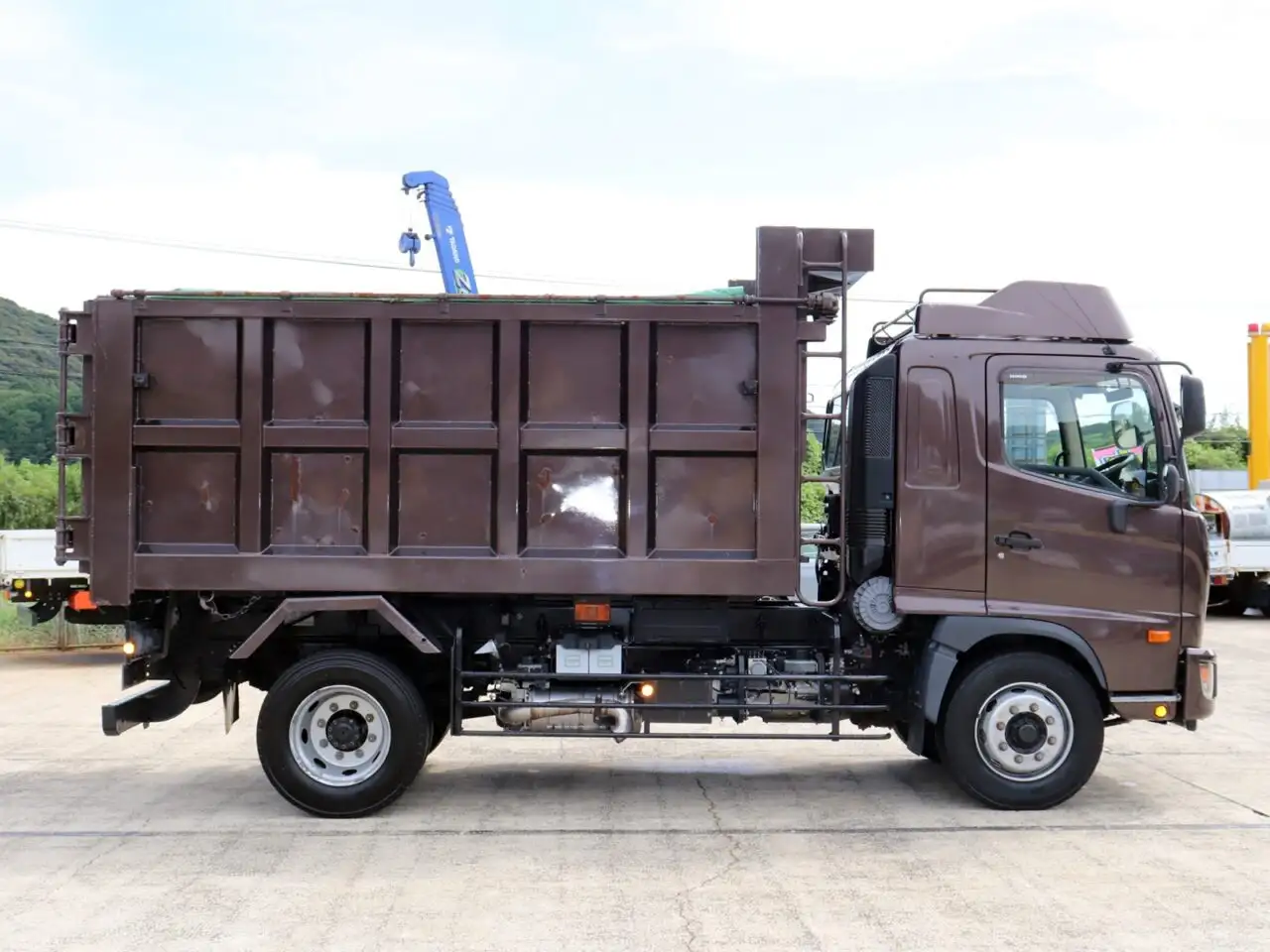 日野 レンジャー 中型/増トン ダンプ 土砂禁 コボレーンの中古トラック画像4