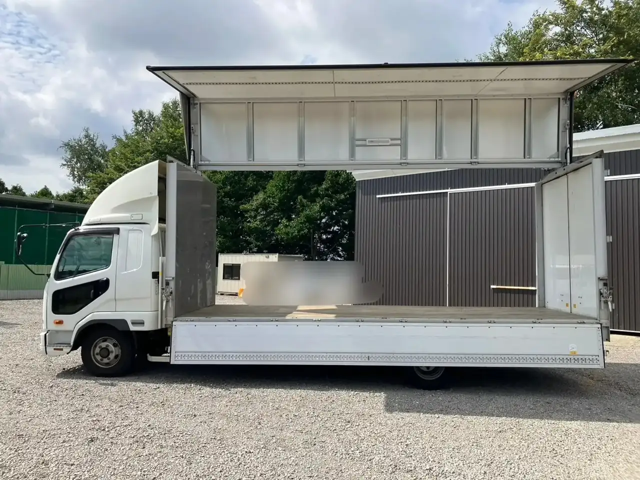 三菱 ファイター 中型/増トン ウイング エアサス ベッドの中古トラック画像6