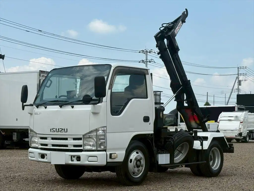 いすゞ エルフ 小型 アームロール シングルホイスト TKG-NKR85AN の中古トラック【車両No.195525】