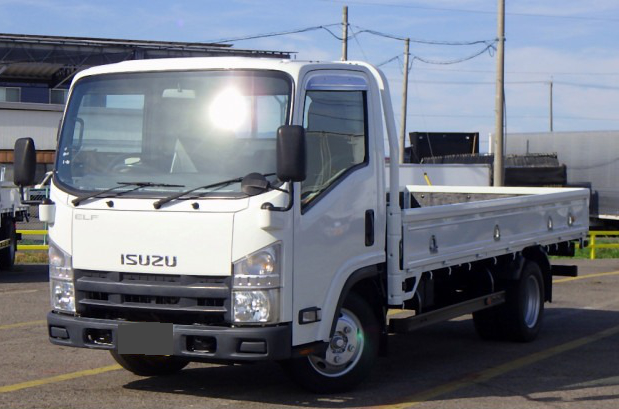 いすゞ エルフ 小型 平ボディ アルミブロック カスタム の中古トラック【車両No.186129】