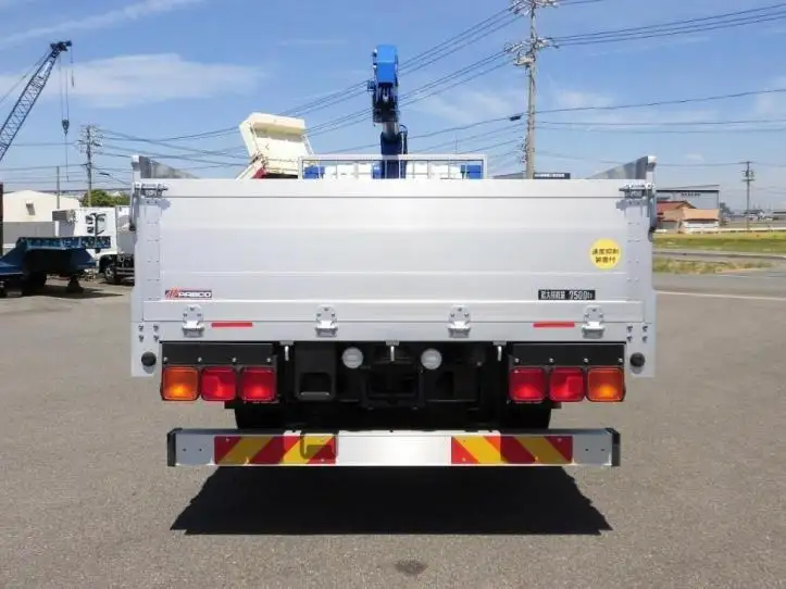 三菱 ファイター 中型/増トン 車両重機運搬 4段クレーン フックインの中古トラック画像3