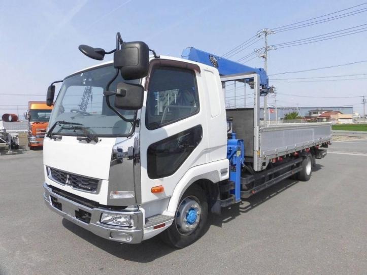 三菱 ファイター 中型/増トン クレーン付 床鉄板 アルミブロック の中古トラック【車両No.191055】