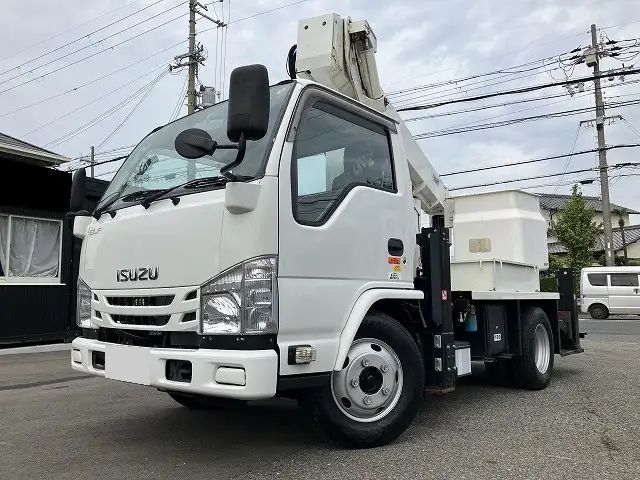 いすゞ エルフ 小型 高所・建柱車 高所作業車 TPG-NKR85Nの中古トラック画像1