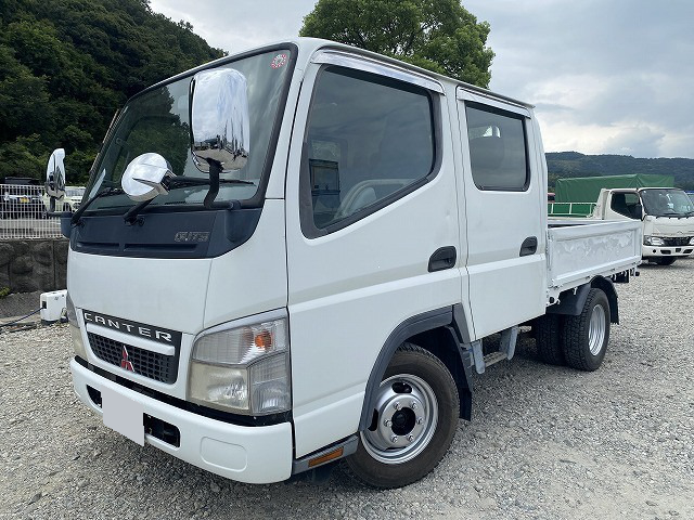 三菱 キャンター 小型 平ボディ 床鉄板 PA-FE82DE の中古トラック【車両No.155761】