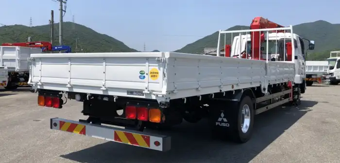 三菱 ファイター 中型/増トン 車両重機運搬 4段クレーン ラジコンの中古トラック画像3
