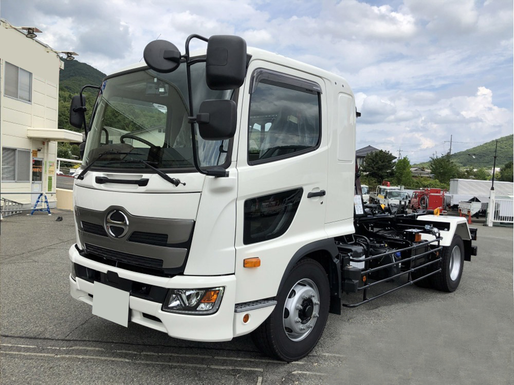 三菱 ファイター 中型/増トン アームロール ツインホイスト 2KG-FK72F の中古トラック【車両No.195597】
