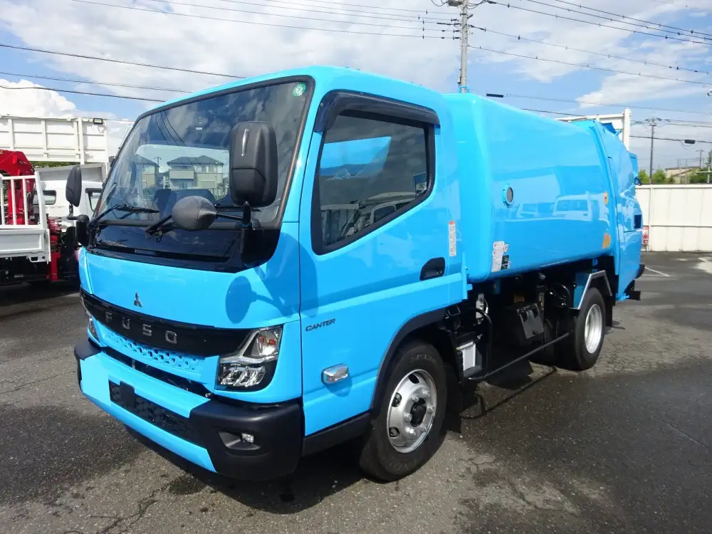 三菱 キャンター 小型 パッカー車 巻き込み式 回転ダンプ式の中古トラック画像1