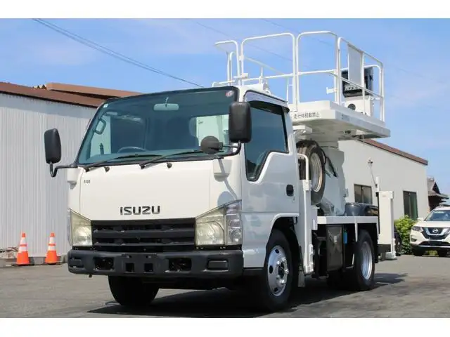 いすゞ エルフ 小型 高所・建柱車 高所作業車 の中古トラック画像1