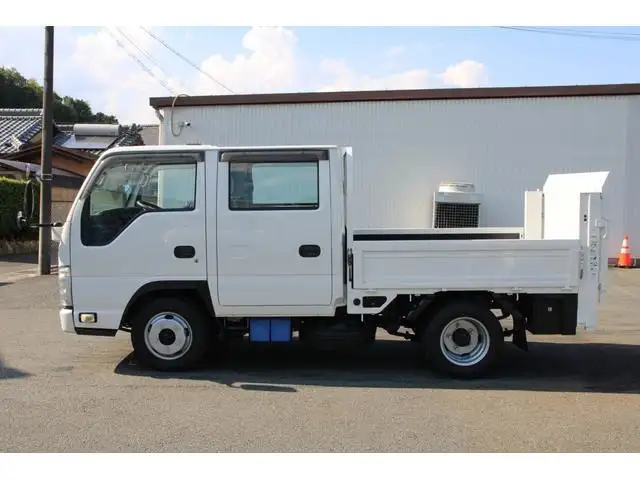 いすゞ エルフ 小型 平ボディ Wキャブ パワーゲートの中古トラック画像3