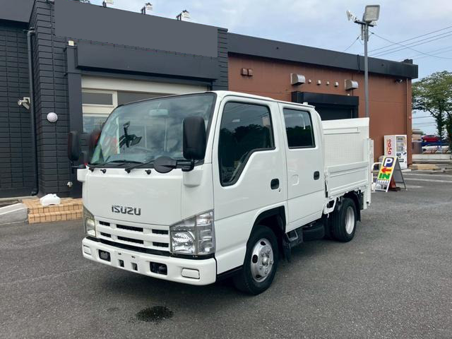 いすゞ エルフ 小型 平ボディ Wキャブ パワーゲート の中古トラック【車両No.195656】