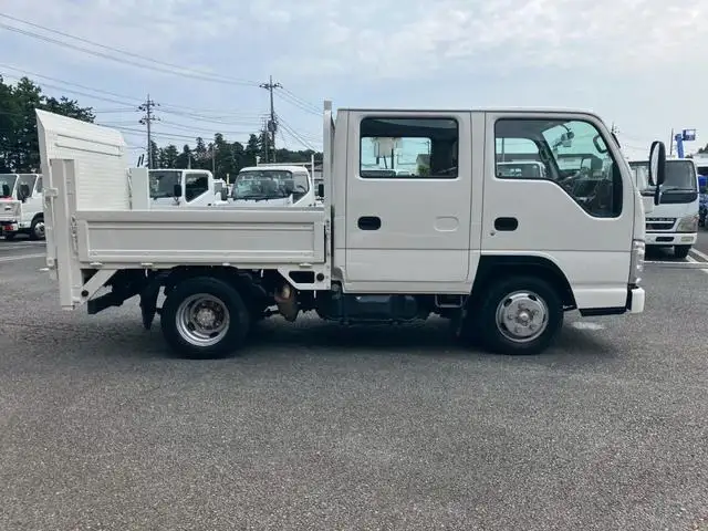 いすゞ エルフ 小型 平ボディ Wキャブ パワーゲートの中古トラック画像2