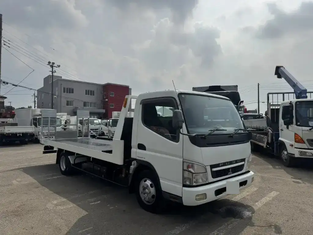 三菱 キャンター 小型 車両重機運搬 ラジコン ウインチの中古トラック画像2