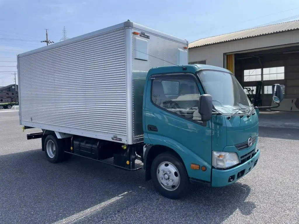 日野 デュトロ 小型 アルミバン TKG-XZU655M H27の中古トラック画像2