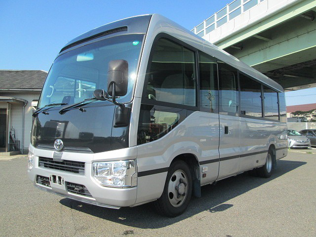 トヨタ コースター 小型 バス 園児バス SKG-XZB60 の中古トラック【車両No.145107】