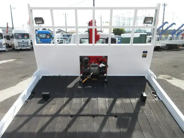 三菱 ファイター 中型/増トン 車両重機運搬 4段クレーン ラジコンの中古トラック画像7
