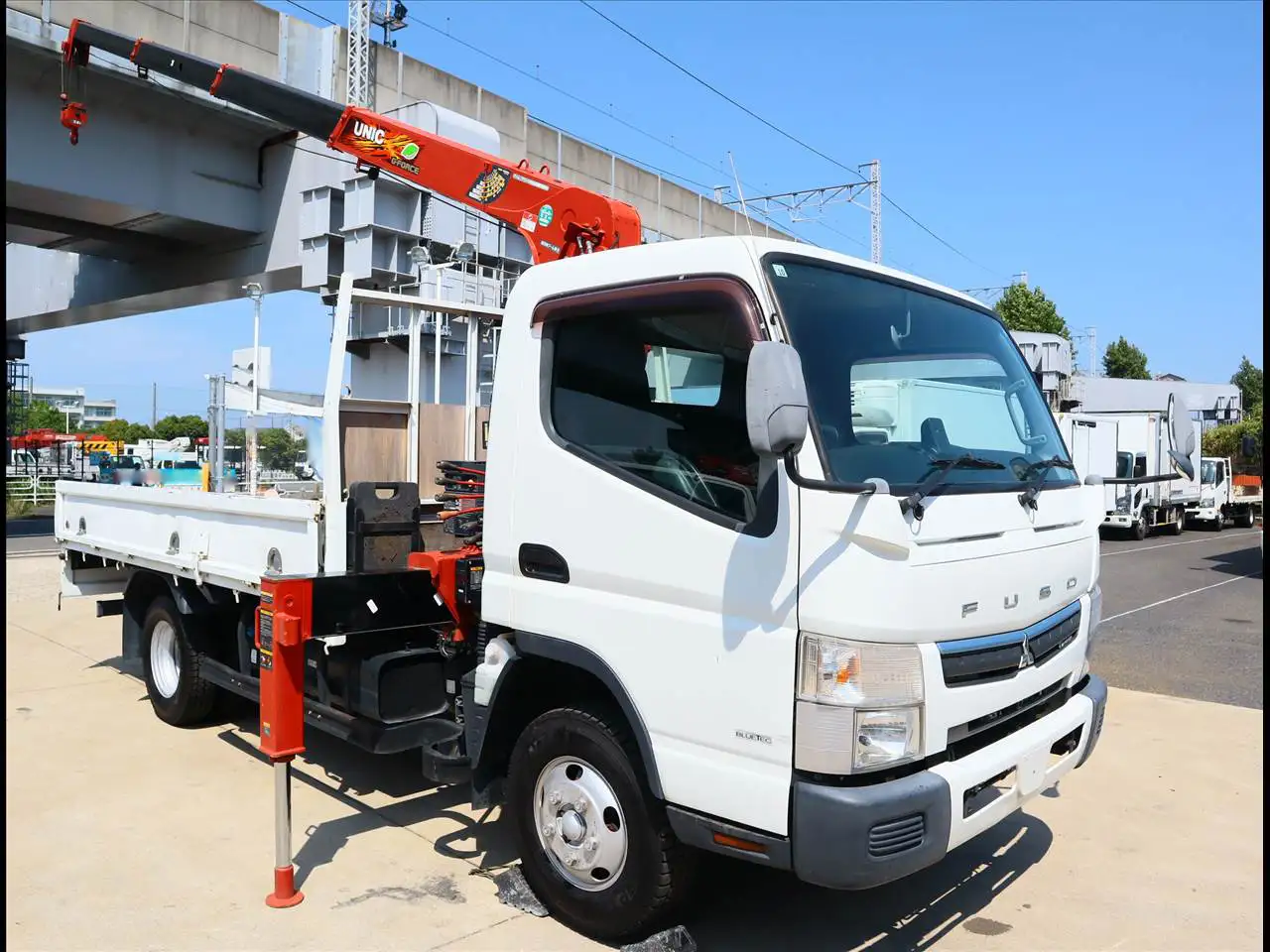三菱 キャンター 小型 クレーン付 4段 ラジコンの中古トラック画像2