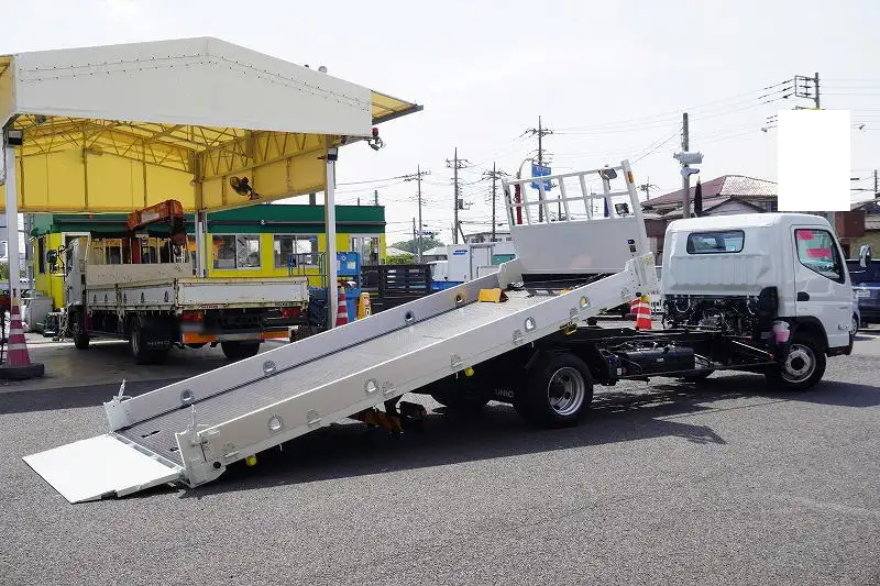 三菱 キャンター 小型 車両重機運搬 ラジコン ウインチの中古トラック画像5
