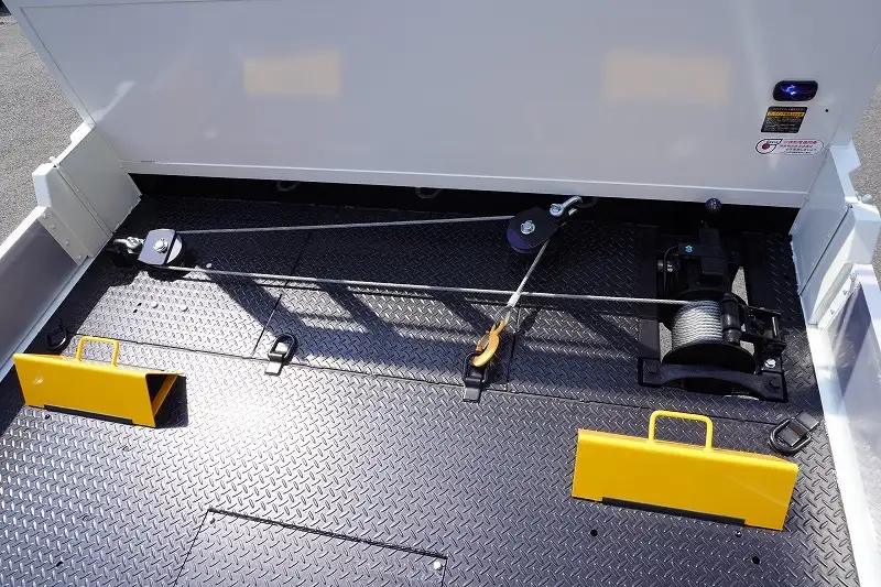 三菱 キャンター 小型 車両重機運搬 ラジコン ウインチの中古トラック画像7