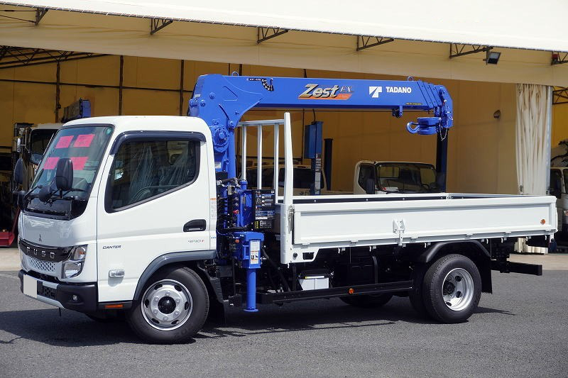 三菱 キャンター 小型 クレーン付 標準ロング