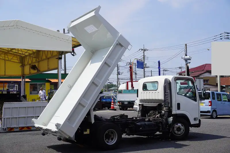 いすゞ エルフ 小型 ダンプ ローダー 強化の中古トラック画像4