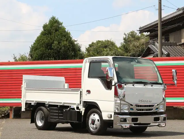いすゞ エルフ 小型 平ボディ パワーゲート 床鉄板の中古トラック画像2