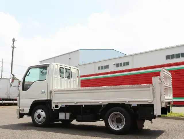 いすゞ エルフ 小型 平ボディ パワーゲート 床鉄板の中古トラック画像5