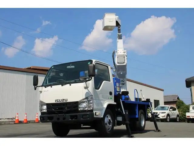 いすゞ エルフ 小型 高所・建柱車 高所作業車 電工仕様の中古トラック画像3
