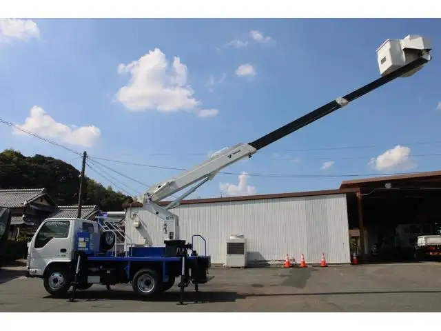 いすゞ エルフ 小型 高所・建柱車 高所作業車 電工仕様の中古トラック画像4