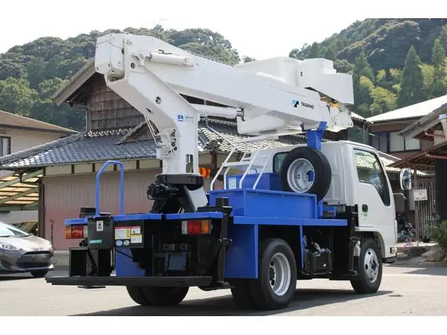 いすゞ エルフ 小型 高所・建柱車 高所作業車 電工仕様の中古トラック画像2