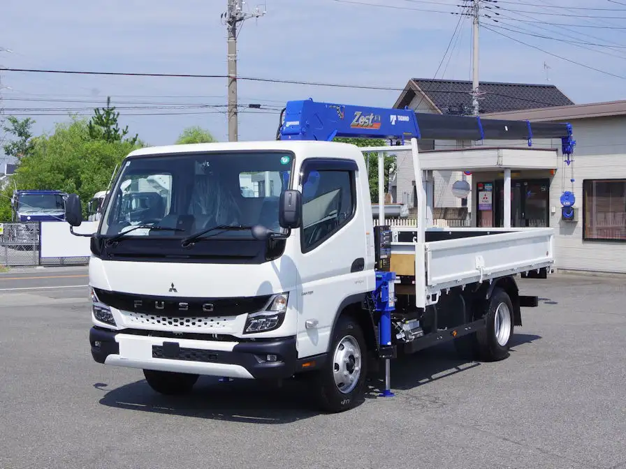 三菱 キャンター 小型 クレーン付 4段 ラジコン の中古トラック【車両No.196041】