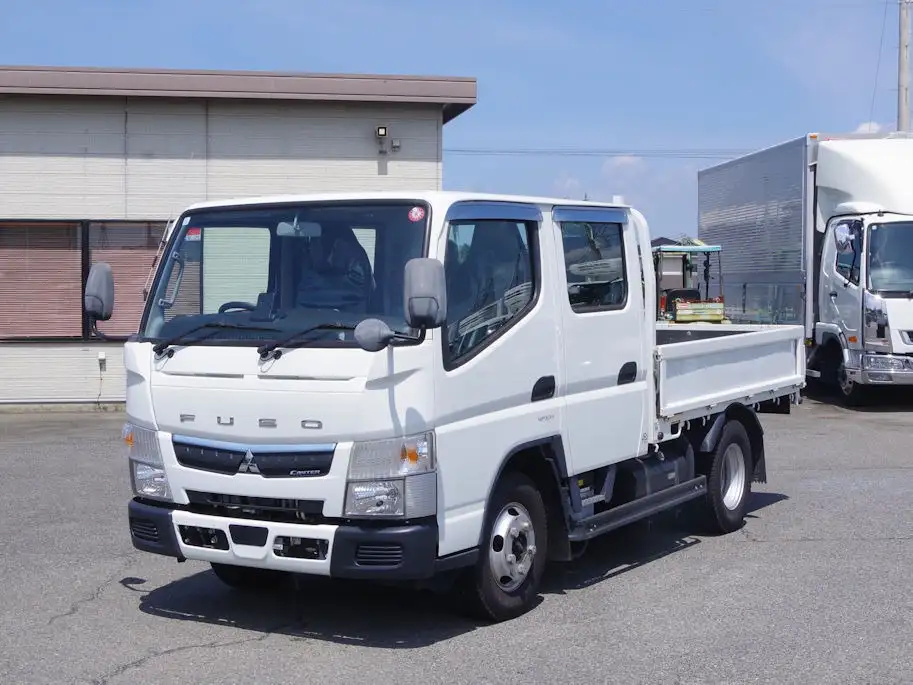 三菱 キャンター 小型 平ボディ Wキャブ 2RG-FGA20の中古トラック画像1