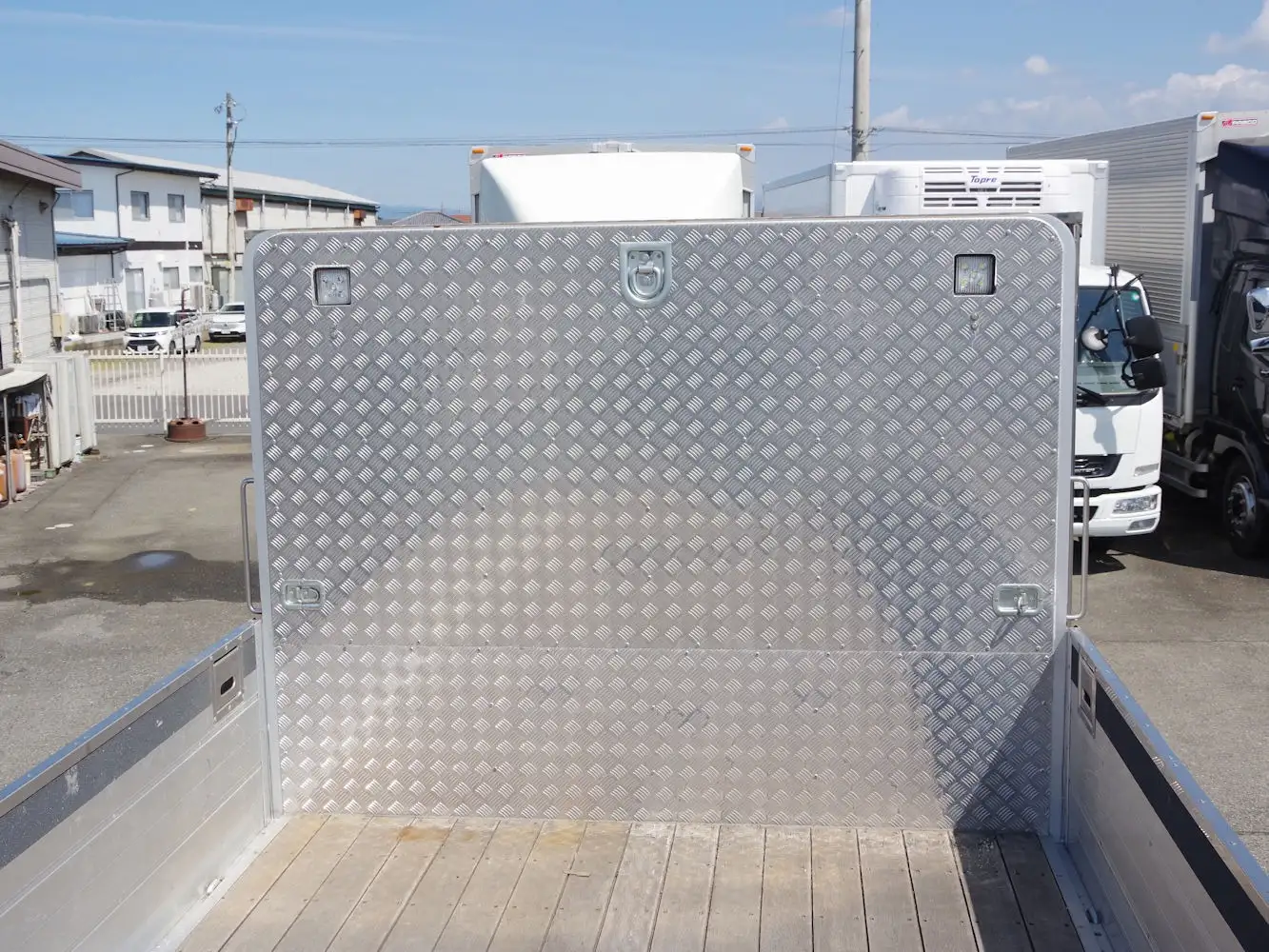 三菱 ファイター 中型/増トン 平ボディ アルミブロック ベッドの中古トラック画像8