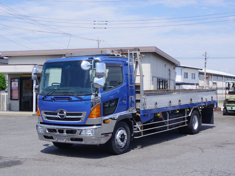 日野 レンジャー 中型/増トン 平ボディ アルミブロック ベッド の中古トラック【車両No.134569】