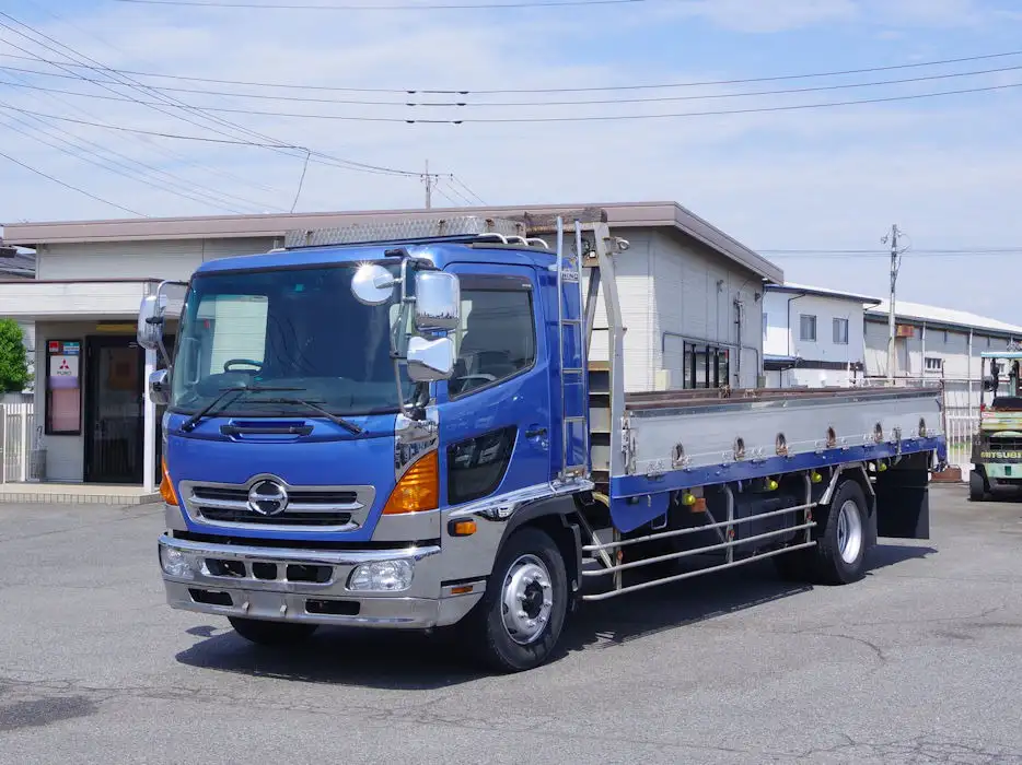 日野 レンジャー 中型/増トン 平ボディ 床鉄板 アルミブロック の中古トラック【車両No.196000】
