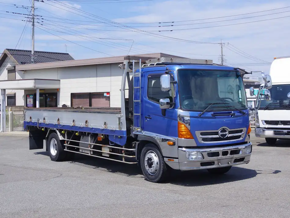 日野 レンジャー 中型/増トン 平ボディ 床鉄板 アルミブロックの中古トラック画像2