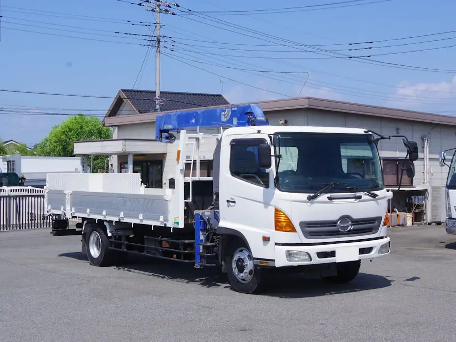 日野 レンジャー 中型/増トン 車両重機運搬 3段クレーン ラジコンの中古トラック画像2