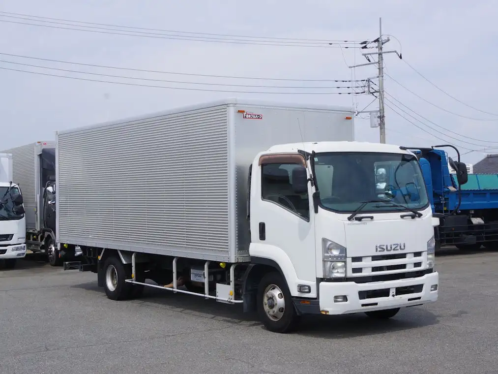 いすゞ フォワード 中型/増トン アルミバン パワーゲート TKG-FRR90S2の中古トラック画像2