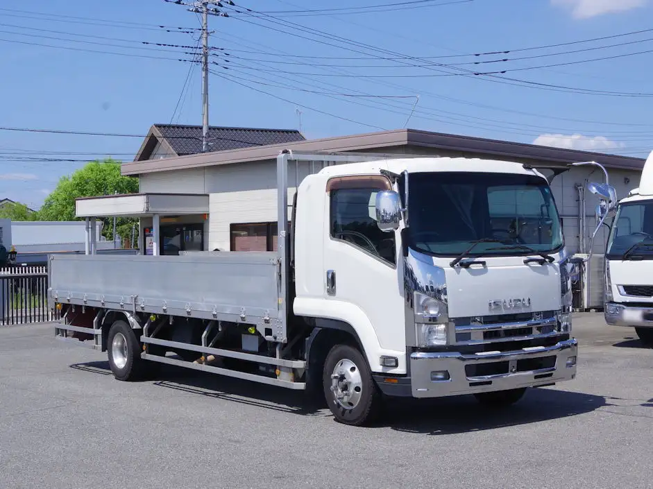 いすゞ フォワード 中型/増トン 平ボディ アルミブロック ベッドの中古トラック画像2