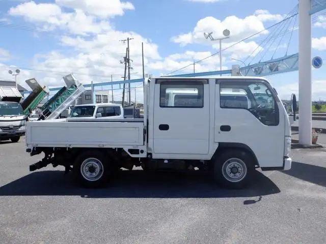 いすゞ エルフ 小型 平ボディ Wキャブ 床鉄板の中古トラック画像4