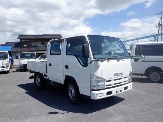 いすゞ エルフ 小型 平ボディ Wキャブ 床鉄板の中古トラック画像3